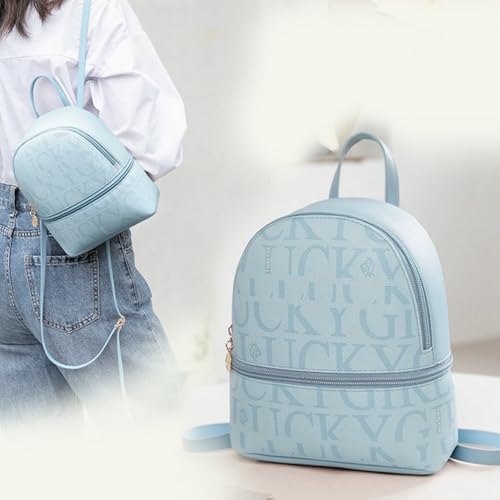 Multi Multipurpose Backpack,Casual Daypack,Work,Daypack Bag,Holds mobile phones, cosmetics, mobile power, tissues, etc.Blue