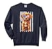Fox Red Lab Mom Dad Flag Labrador Retriever Comfort Colors Adult Sweatshirt