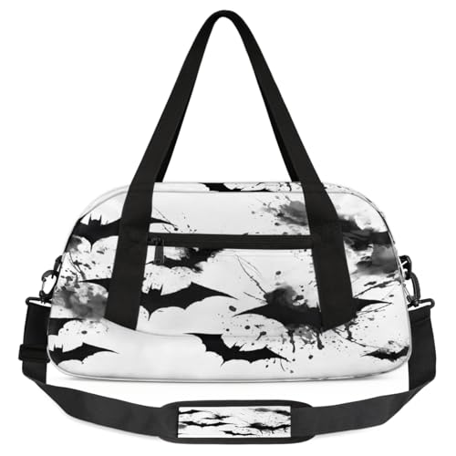 Bolsa de lona para niños, niñas, adolescentes, deportes, gimnasio, fin de semana, viajes, gimnasia, baile, ballet, multicolor