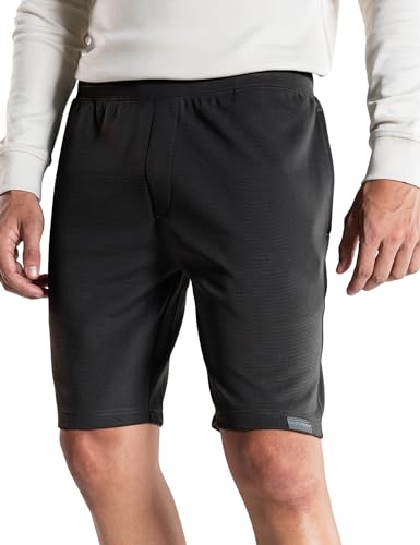 Image of DaMENSCH Textured Shorts, Microfiber Running Shorts for Men, Quick Dry Gym Shorts Mens Workout, Hidden Pocket with Zipper Sports Shorts for Man