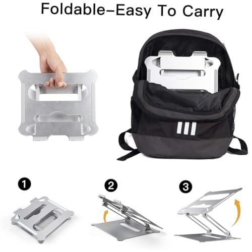 Soporte plegable ajustable para portátil Holibanna miniatura 3