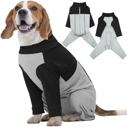Image of Nanaki Surgery Suit for Dogs Female After Spayed-Dog Surgical Recovery Suit Female, Onesie for Dogs After Surgery,Dog Neuter Recovery Shedding Suits Alternative to Cone Prevent Licking Red, XL