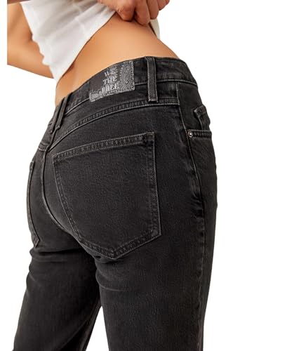 Free People Risk Taker High-Rise Straight4