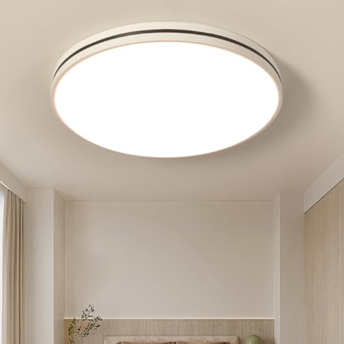 Luminaire plafonnier LED acrylique dimmable 40cm avec télécommande pour cuisine moderne - 7
