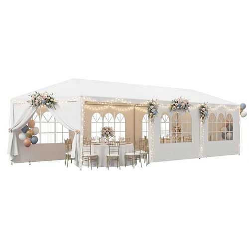 JupiterForce 10x30 Party Tent Outdoor Canopy Tents for...