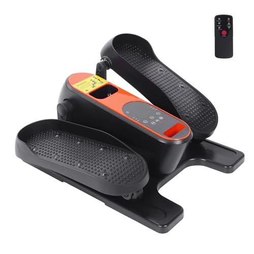 Mini Elíptica Eléctrica,Pedales Estaticos Personas Mayores,Pedaleador Electrico,Elipticas Fitness Casa,Silencioso y Portátil,Control Remoto,Pantalla,12 Velocidades