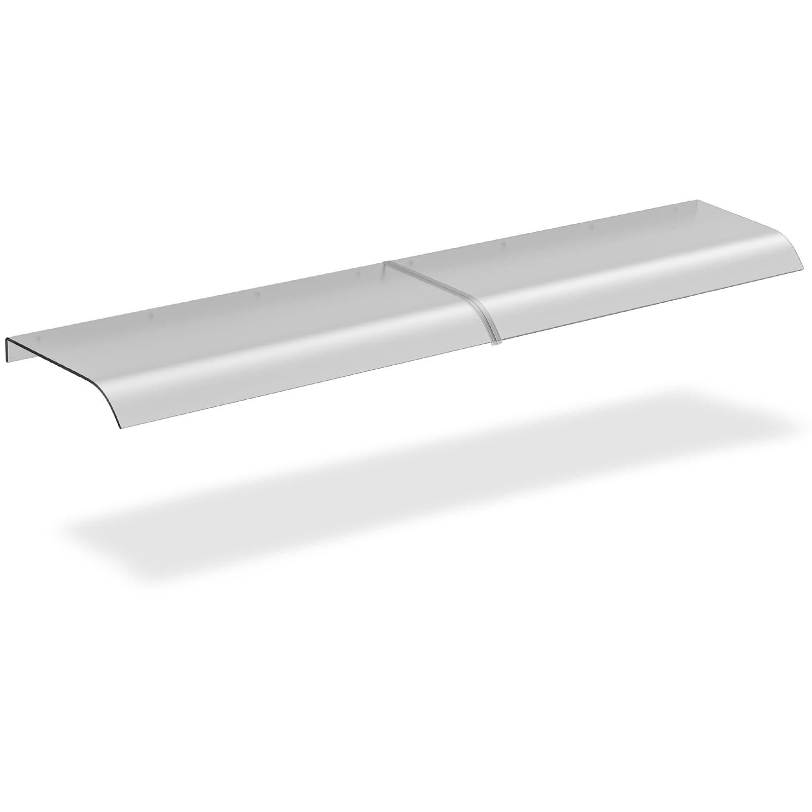 DKIEI Outdoor Rain Canopy, Frosted Door Canopy, Waterproof Front Door Canopy, Porch Canopy Awning for Window, Patio, Roof Cover, UV Protection, 40 x 160cm
