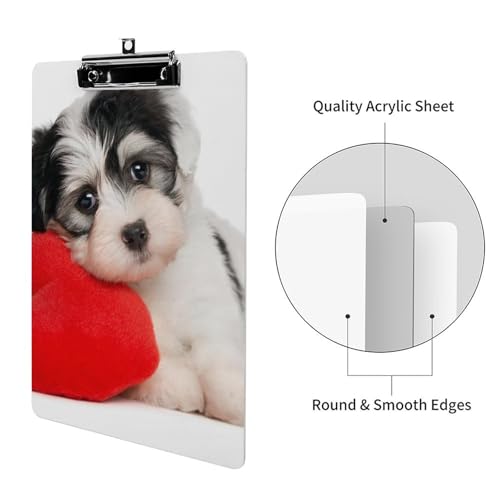 Planchette à pince A4 chien mignon porte-bloc de bureau - 3