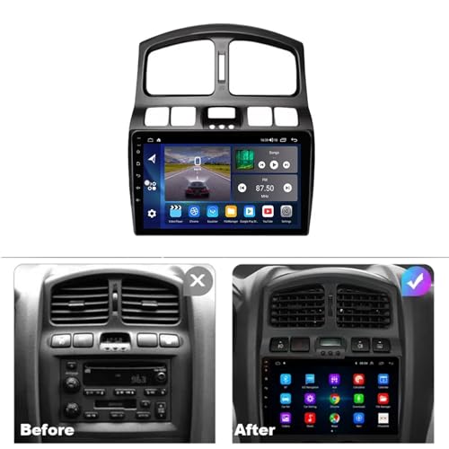 Autoradio 2 DIN Android 14 pour Hyundai Santa Fe 2005-2015 - 2