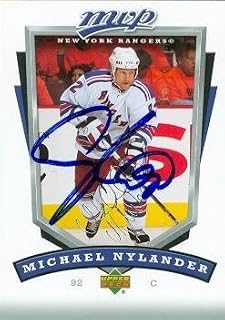 Michael Nylander autographed Hockey Card  New York Rangers  2006 Upper Deck MVP  - Compare price