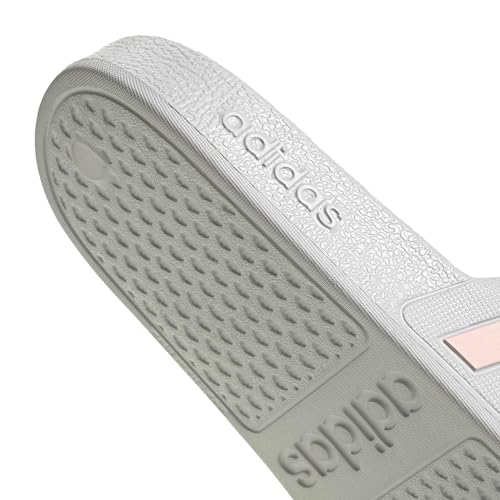adidas Damen Adilette Aqua Slides Sandal, dash grey/haze coral/dash grey, 40.5 EU 6