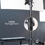 VIVO Extra Tall Single LCD Computer Monitor Free-Standing Adjustable Desk Stand for One Screen 13" to 27" (STAND-V011H) - Image 8