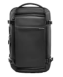 Muzee 38L Travel Backpack for Men, TSA Friendly Flight Approved Carry-on, Water-repellent Oxford Fabric, Wide Opening Fits 15.6 Inch Laptop, RFID Anti-theft Pocket, Business Commute Weekender Daypack