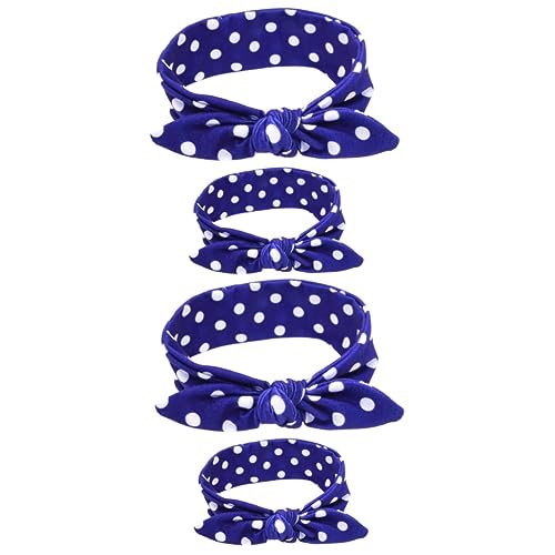 Toyvian 2 Peças Terno Infantil Turbante De Bebê Laços De Cabelo Para Bebês Faixa De Cabelo Bebê Meni