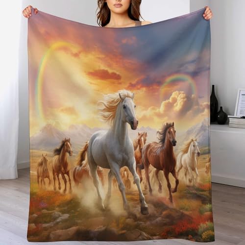 Couverture polaire cheval idée cadeau idéale pour passionnés - 2