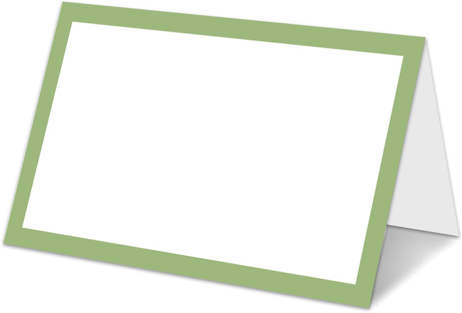 Sage Green Place Cards for Table Setting, Birthday Baby Shower Folded Tent Cards Wedding Seating Cards for Bridal Shower, Anniversary, Engagement Food Name Card for Party Decoration, 25pcs /A06