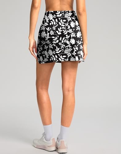 Image of SANTINY Women's Golf Skirts Skorts | High Waisted Tennis Skirt Athletic Workout Casual Skorts for Woman with Short Pockets