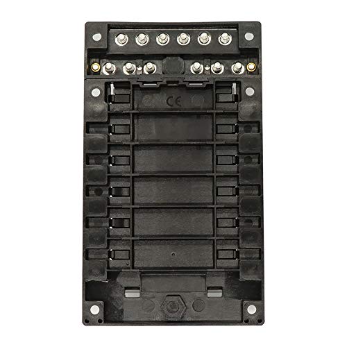 RuleaxAsi Porta-fusíveis de 12 vias para caixa de fusíveis terminal de porca de parafuso de 12 vias