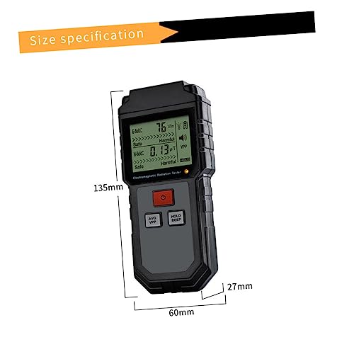 Detector portátil EMF Gatuida con alarma sonora y luz miniatura 4