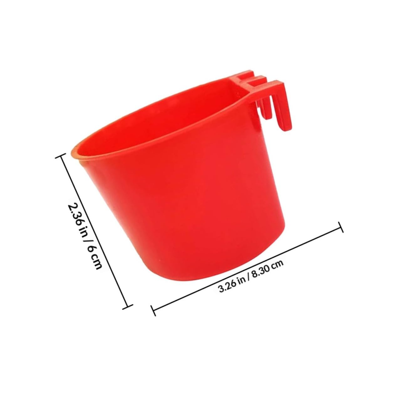 TOYANDONA 30 Comederos para Jaulas de Pájaros de Plástico PP Resistentes al Desgaste, Cuencos Colgantes Versátiles para Alimentación en Interiores y Exteriores