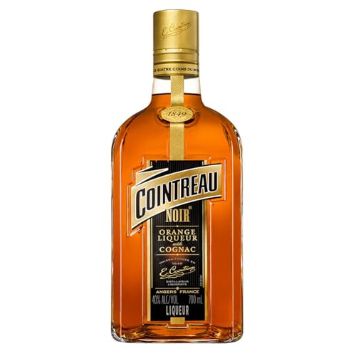 Cointreau Noir Orangenlikör mit 40% vol. | Einzigartige Komposition aus feinstem Cointreau Orangenlikör und Rémy Martin Cognac (1 x 0,7l)