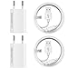 Produktbild iPhone Ladekabel mit Netzteil 2M [Apple Mfi Zertifiziert], iPhone Ladegerät und Lightning Kabel 4Pack,iPhone Charger Adapter USB Ladegerät Ladestecker für iPhone 14/13/12/11 Pro Max/XS/XR/SE/X/8/7/6/5