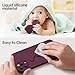 Kiresen Magnetic for iPhone 13 Pro Max Case with Screen Protector - Wireless Charging Compatible - Upgraded Camera Protection - Silicone Protective Phone Case for iPhone 13 Pro Max - Plums Color