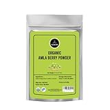 Organic Amla Berry Powder, 8 ounce by Naturevibe Botanicals - Organic Gluten-Free, Raw & Non-GMO | Helps improve Hair Health | Source of vitamin C.