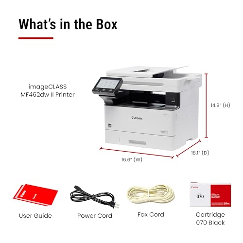 Canon imageCLASS MF462dw II Wireless Monochrome Laser All-in-One Printer - image 8