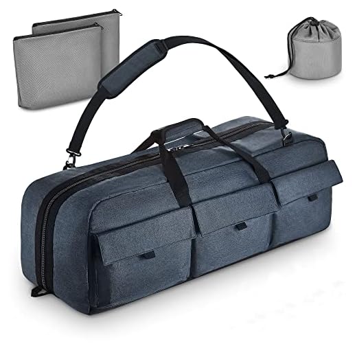 bagmate Multipurpose Telescope Bag – Shock-Absorbent Telescope Carrying Case with Adjustable Shoulder Strap and Extra Storage – Military-Grade, Water Repellent Camera Case by Rhino (30 Inches)