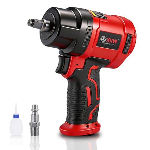 XIIW 3/8 Inch Air Impact Wrench 745ft-lbs Nut-busting Torque 10 000 RPM