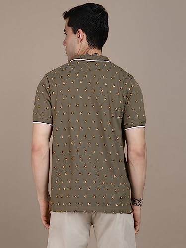 Image of Dennis Lingo Printed Polo Tshirt for Men
