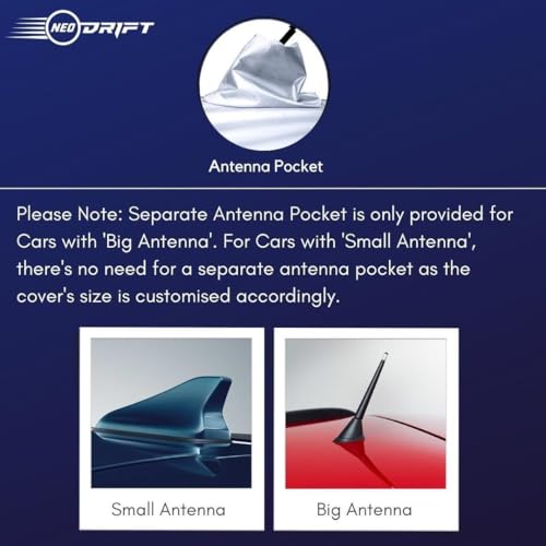 Image of NEODRIFT 'JungleTech' Car Cover for Tata Altroz (Back Long Antenna) (100% Water-Resistant, All Weather Protection, Tailored Fit, Easy Fit) (Colour: Military)