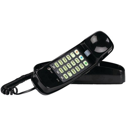 Teléfono alámbrico con teclado iluminado