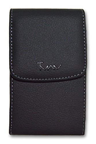 For Htc Desire 816 Desire 8 Desire 820 Desire Eye Belt Clip Holster Case [Vertical Leather] Carrying Pouch Cover [Magnetic Closure] [Swivel Belt Clip] (Fits With Lifeproof Case / Waterproof / Ballistic / Shockproof Case On) - Black #TOP2