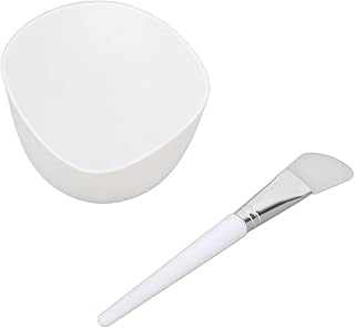 Conjunto de Tigela de Mistura de Máscara Facial, Ferramenta de Mistura de Máscara de Cuidado Facial Lady Conjunto de Tigela Dobrável de Mistura de Máscara Facial DIY Silicone Leve