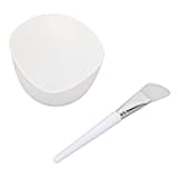 Facial Mask Bowl Set, Foldable Silicone Face Mask Mixing Bowl Set for Serums