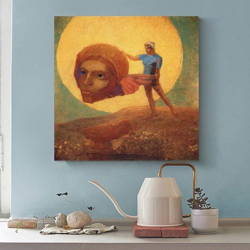 Impression sur toile Odilon Redon décoration murale bureau 40cm - 2