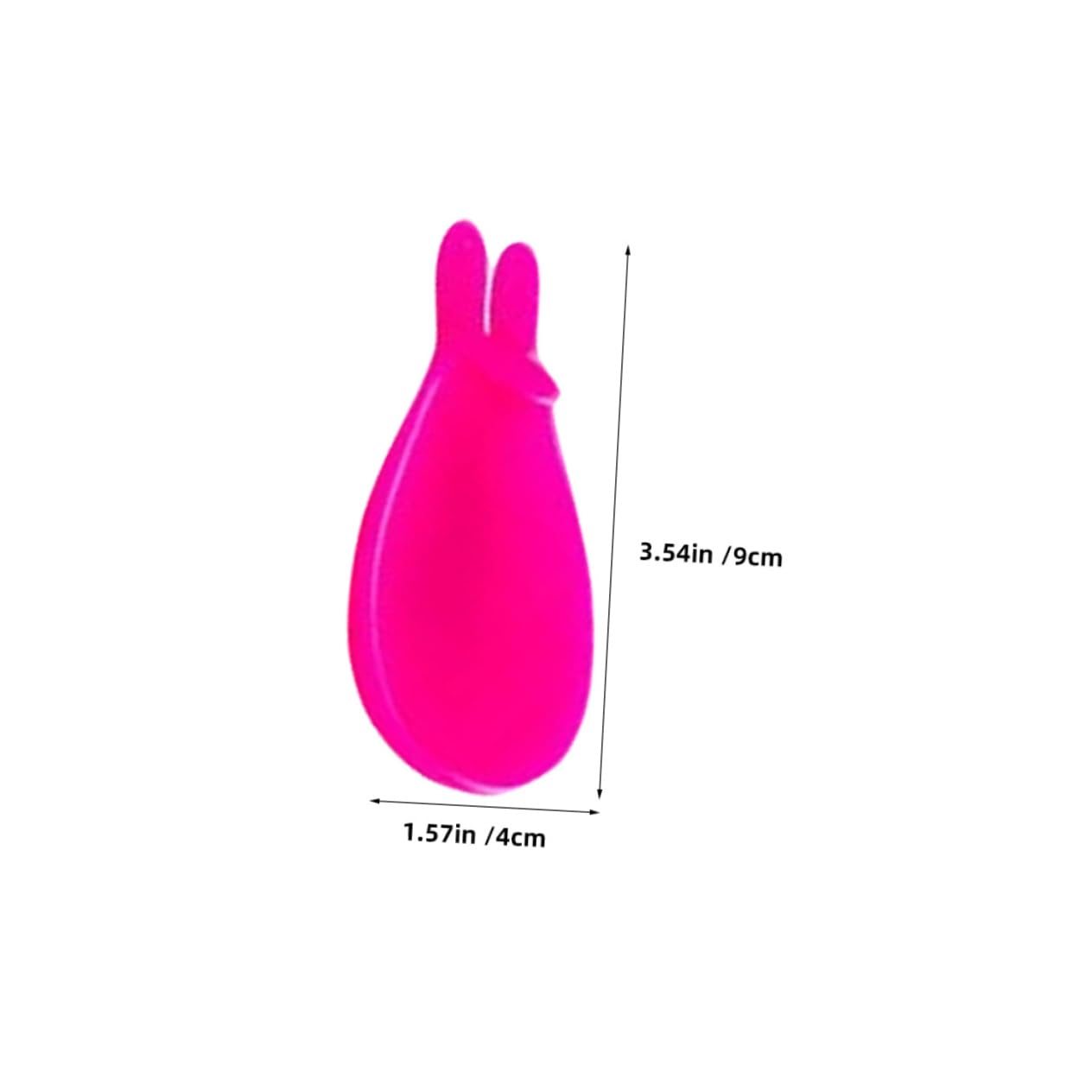 BRIGHTFUFU Tea Bag Spoon Holder 5pcs Rabbit Shape Tea Bag Holders Low Carbon Decorative and Festive
