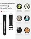 20mm Sportarmband Kompatibel mit Samsung Galaxy Watch 7 Armband 40mm 44mm,Sport Silikon für Galaxy 6/5/4/FE 40mm 44mm/6 Classic 47mm 43mm/4 Classic 42mm 46mm/ 5 Pro 45mm Damen Herren