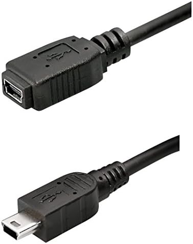 USB 2.0 Mini B przedłużacz (wtyczka USB mini 5-biegunowa na gniazdo USB Mini B 5-biegunowa) 1,2 metra