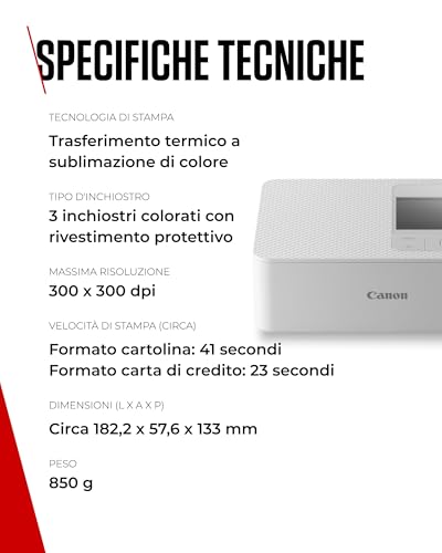 Foto Canon SELPHY CP1500 Stampante Fotografica Compatta 7