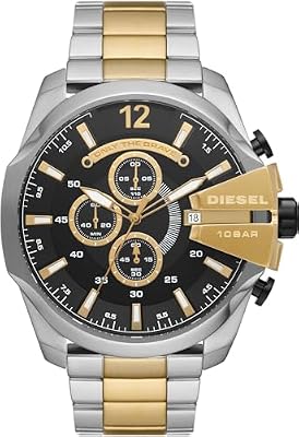 Diesel Orologio Analogico al Quarzo Uomo con Cinturino in Acciaio Inossidabile DZ4581