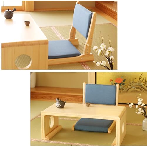 Chaise de sol pliable avec dossier paresseux inclinable et modulable - 7