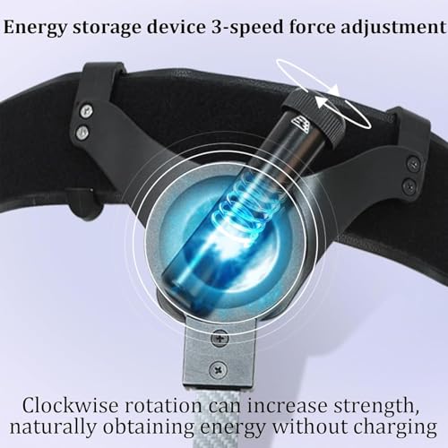 Aide à la Marche, exosquelette pour personnes âgées, Force réglable sur 3 Niveaux, équipement de pour Personnes âgées Marcher plus facilement pendant de longues périodes(Right-leg,Large)