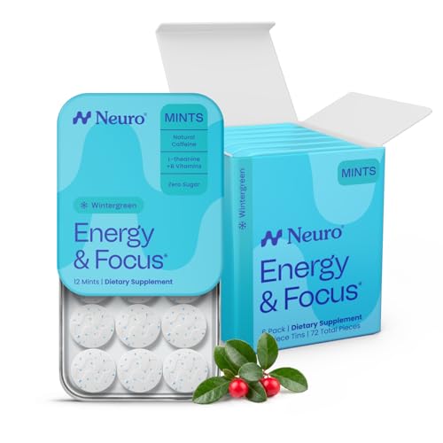 Neuro Energy & Focus Mints Wintergreen 72 Count