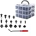 Produktbild 630 Teile XXL Box Befestigungsclips Nieten Stifte Universal Reparatur Kit + Hebelwerkzeug DM Autoteile 2142