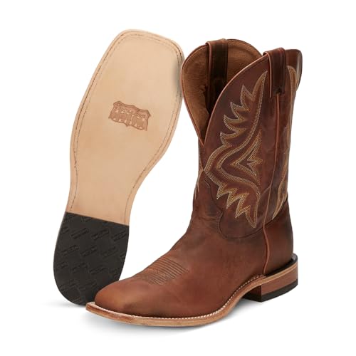 Tony Lama Men’s Avett 11" Leather Western Boots, Square