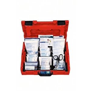 Bosch Professional Erste-Hilfe-Set in L-BOXX (inkl. Erste-Hilfe-Verbandmaterial nach DIN 13157)