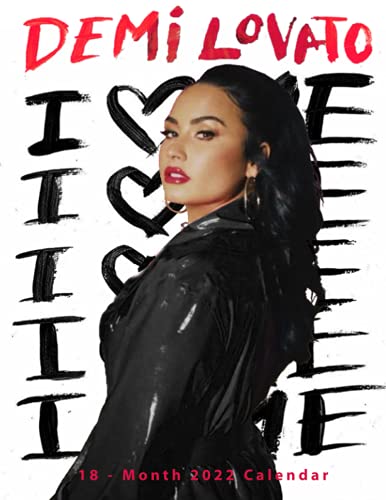 Demi Lovato Calendar 2022: Demi Lovato 2022 OFFICIAL Planner with Monthly Tabs and Notes Section. Demi Lovato Monthly Square Calendar with 18 Exclusive Photos